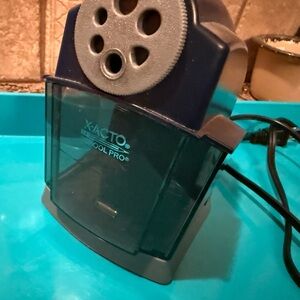 School Pro Electric Pencil Sharpener - Black and Gray